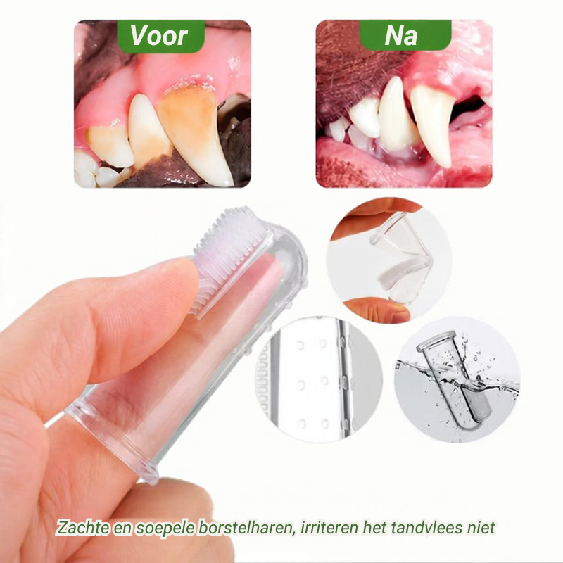Vinger-tandenborstel
