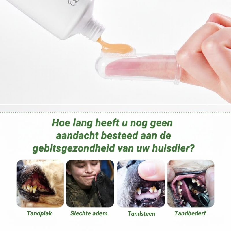 Vinger-tandenborstel