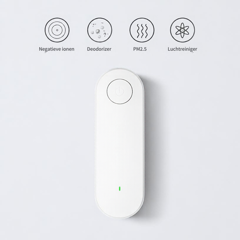Compacte luchtionisator voor het stopcontact