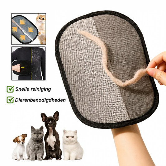 Haarverwijderhandschoen